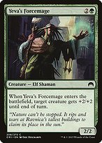 Glossy Finish Magic Origins Yeva's Forcemage ( #208 )