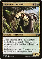 Glossy Finish Magic Origins Shaman of the Pack ( #217 )