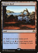 Glossy Finish Magic Origins Shivan Reef ( #251 )