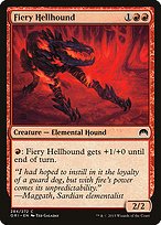 Glossy Finish Magic Origins Fiery Hellhound ( #284 )