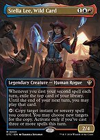 Matte Finish Outlaws of Thunder Junction Commander Stella Lee, Wild Card ( #3 )