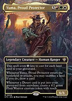 Matte Finish Outlaws of Thunder Junction Commander Yuma, Proud Protector ( #4 )