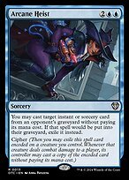 Matte Finish Outlaws of Thunder Junction Commander Arcane Heist ( #13 )