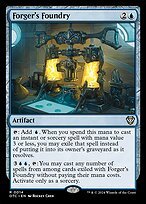 Matte Finish Outlaws of Thunder Junction Commander Forger's Foundry ( #14 )