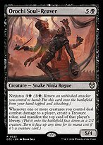 Matte Finish Outlaws of Thunder Junction Commander Orochi Soul-Reaver ( #22 )