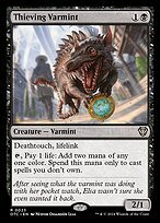 Matte Finish Outlaws of Thunder Junction Commander Thieving Varmint ( #23 )