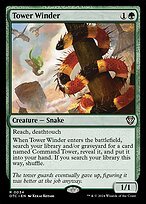 Matte Finish Outlaws of Thunder Junction Commander Tower Winder ( #34 )