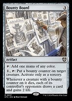 Matte Finish Outlaws of Thunder Junction Commander Bounty Board ( #37 )