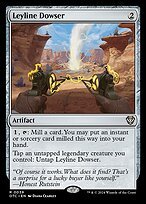 Matte Finish Outlaws of Thunder Junction Commander Leyline Dowser ( #39 )