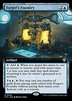 Matte Finish Outlaws of Thunder Junction Commander Forger's Foundry ( #50 )