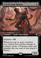 Matte Finish Outlaws of Thunder Junction Commander Orochi Soul-Reaver ( #58 )