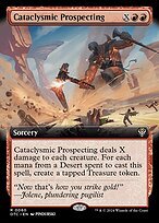 Matte Finish Outlaws of Thunder Junction Commander Cataclysmic Prospecting ( #60 )