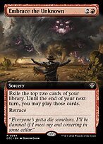 Matte Finish Outlaws of Thunder Junction Commander Embrace the Unknown ( #64 )