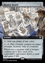 Matte Finish Outlaws of Thunder Junction Commander Bounty Board ( #73 )