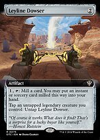 Matte Finish Outlaws of Thunder Junction Commander Leyline Dowser ( #75 )