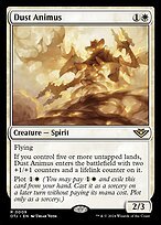 Matte Finish Outlaws of Thunder Junction Dust Animus ( #9 )