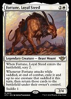 Matte Finish Outlaws of Thunder Junction Fortune, Loyal Steed ( #12 )