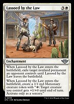 Matte Finish Outlaws of Thunder Junction Lassoed by the Law ( #18 )