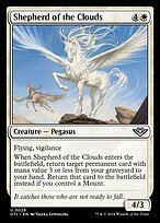 Matte Finish Outlaws of Thunder Junction Shepherd of the Clouds ( #28 )
