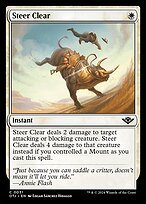 Matte Finish Outlaws of Thunder Junction Steer Clear ( #31 )
