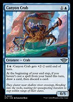 Matte Finish Outlaws of Thunder Junction Canyon Crab ( #40 )