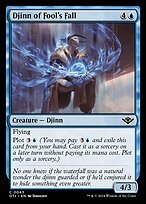 Matte Finish Outlaws of Thunder Junction Djinn of Fool's Fall ( #43 )