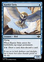 Matte Finish Outlaws of Thunder Junction Harrier Strix ( #52 )