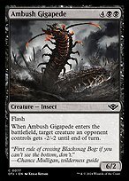 Matte Finish Outlaws of Thunder Junction Ambush Gigapede ( #77 )