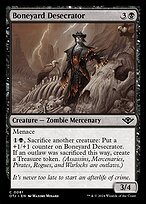 Matte Finish Outlaws of Thunder Junction Boneyard Desecrator ( #81 )