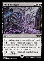 Matte Finish Outlaws of Thunder Junction Rush of Dread ( #104 )