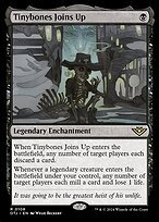 Matte Finish Outlaws of Thunder Junction Tinybones Joins Up ( #108 )
