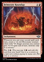 Matte Finish Outlaws of Thunder Junction Brimstone Roundup ( #115 )