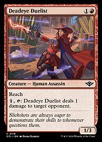 Matte Finish Outlaws of Thunder Junction Deadeye Duelist ( #119 )