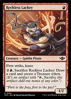 Matte Finish Outlaws of Thunder Junction Reckless Lackey ( #140 )