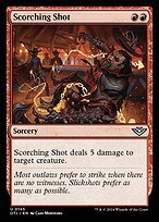 Matte Finish Outlaws of Thunder Junction Scorching Shot ( #145 )