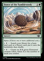 Matte Finish Outlaws of Thunder Junction Dance of the Tumbleweeds ( #160 )