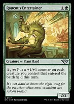 Matte Finish Outlaws of Thunder Junction Raucous Entertainer ( #177 )