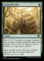 Matte Finish Outlaws of Thunder Junction Snakeskin Veil ( #181 )