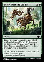 Matte Finish Outlaws of Thunder Junction Throw from the Saddle ( #185 )