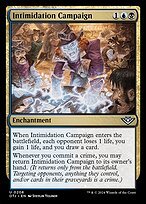 Matte Finish Outlaws of Thunder Junction Intimidation Campaign ( #208 )