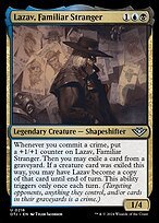 Matte Finish Outlaws of Thunder Junction Lazav, Familiar Stranger ( #216 )