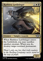 Matte Finish Outlaws of Thunder Junction Ruthless Lawbringer ( #229 )