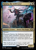 Matte Finish Outlaws of Thunder Junction Satoru, the Infiltrator ( #230 )
