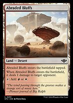 Matte Finish Outlaws of Thunder Junction Abraded Bluffs ( #251 )