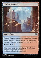 Matte Finish Outlaws of Thunder Junction Eroded Canyon ( #256 )