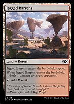 Matte Finish Outlaws of Thunder Junction Jagged Barrens ( #259 )