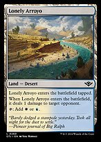 Matte Finish Outlaws of Thunder Junction Lonely Arroyo ( #260 )