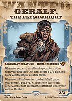 Matte Finish Outlaws of Thunder Junction Geralf, the Fleshwright ( #287 )