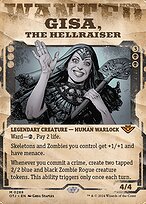 Matte Finish Outlaws of Thunder Junction Gisa, the Hellraiser ( #288 )