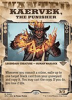 Matte Finish Outlaws of Thunder Junction Kaervek, the Punisher ( #289 )